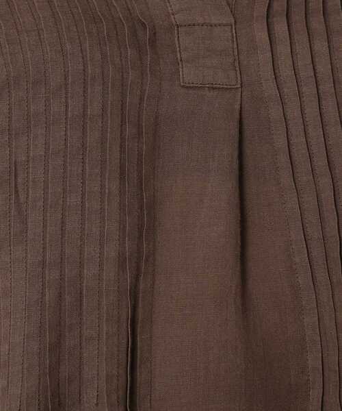 DRESSTERIOR（ドレステリア）の「◆ガーメントダイラミーピンタックブラウス（シャツ/ブラウス・レディース・ダークオリーブ/オレンジ/ホワイト系/ブラック・38）」の14枚目の写真