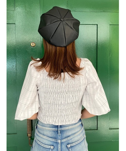 one way（ワンウェイ）の「【oneway】フロントギャザーブラウス（シャツ/ブラウス・レディース・ホワイト/ライトグリーン/ベージュ/ライトブラウン・FREE）」の9枚目の写真