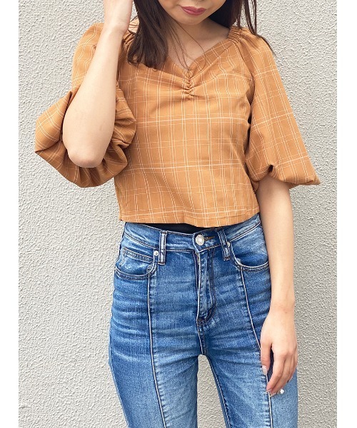 one way（ワンウェイ）の「【oneway】フロントギャザーブラウス（シャツ/ブラウス・レディース・ホワイト/ライトグリーン/ベージュ/ライトブラウン・FREE）」の11枚目の写真