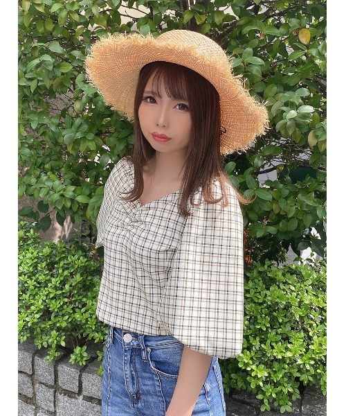 one way（ワンウェイ）の「【oneway】フロントギャザーブラウス（シャツ/ブラウス・レディース・ホワイト/ライトグリーン/ベージュ/ライトブラウン・FREE）」の17枚目の写真