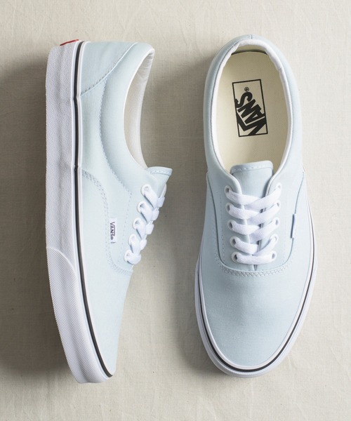 VANS(バンズ)の「VANS ヴァンズ / ERA エラ キャンバスローカットスニーカー / VN0A54F14G4/G5/G6(スニーカー・メンズ・ライトブルー/ベージュ/ライトグリーン・26cm/26.5cm/27cm/27.5cm/28cm)」の1枚目の写真