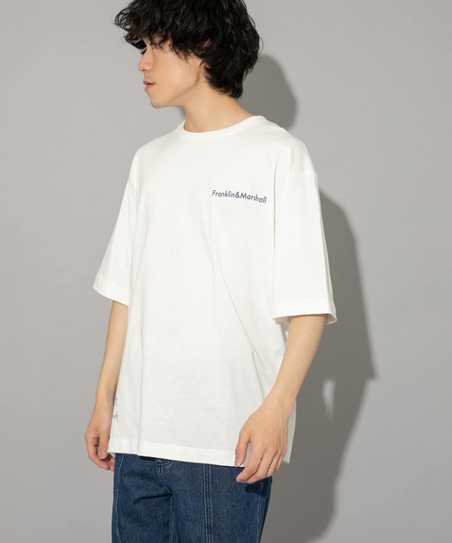 ITEMS URBANRESEARCH(アイテムズ アーバンリサーチ)の「F&M バックプリントTシャツ bubble(Tシャツ/カットソー・メンズ・ベージュ/ブラック/ホワイト・MEDIUM/LARGE)」の4枚目の写真