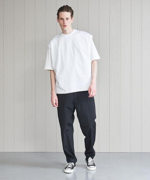 H　BEAUTY&YOUTH UNITED ARROWS（エイチビューティーアンドユースユナイテッドアローズ）の「＜H＞COTTON NO SLEEVE T-SHIRT/Tシャツ（Tシャツ/カットソー・メンズ・ブラック/ホワイト・MEDIUM/SMALL/LARGE）」の6枚目の写真