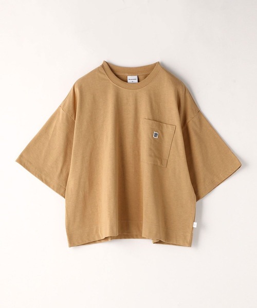 CONVERSE（コンバース）の「CONVERSEポケットワッペンTシャツ（Tシャツ/カットソー・レディース・ホワイト/ブラック/ダークブラウン/キャメル・FREE）」の5枚目の写真