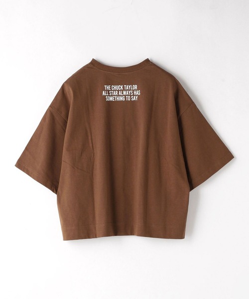 CONVERSE（コンバース）の「CONVERSEポケットワッペンTシャツ（Tシャツ/カットソー・レディース・ホワイト/ブラック/ダークブラウン/キャメル・FREE）」の22枚目の写真