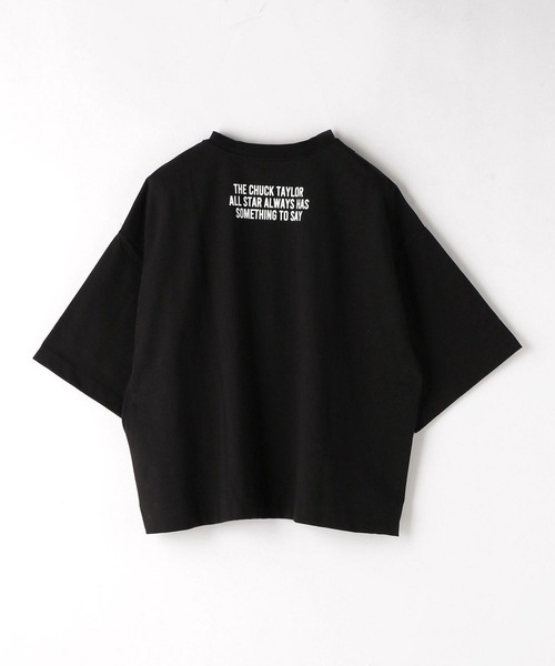 CONVERSE（コンバース）の「CONVERSEポケットワッペンTシャツ（Tシャツ/カットソー・レディース・ホワイト/ブラック/ダークブラウン/キャメル・FREE）」の9枚目の写真