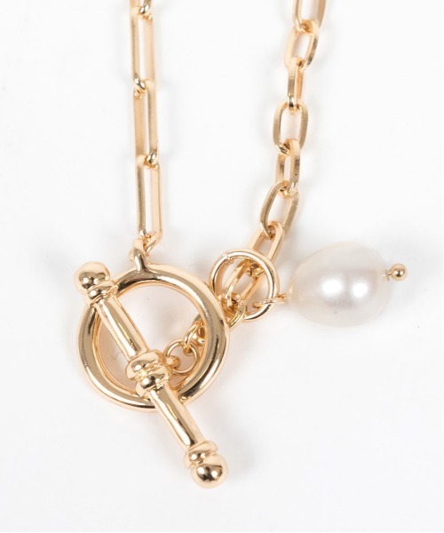 RANDA（ランダ）の「パールワントップネックレス（ネックレス・レディース・ゴールド/シルバー・FREE）」の5枚目の写真