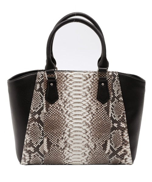 ElegChic(エレグシック)の「ダイヤモンドパイソン&フェイクレザーバッグ 結婚式 同窓会 オケージョン お呼ばれ(ショルダーバッグ・レディース・ダークブラウン/ブルー/イエロー/ライトブラウン/ワインレッド/ナチュラル/ブラック/ダークグリーン/ブラウン/ピンク・FREE)」の6枚目の写真