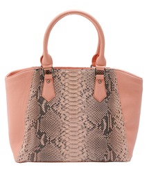 ElegChic | ダイヤモンドパイソン&フェイクレザーバッグ 結婚式 同窓会 オケージョン お呼ばれ(ショルダーバッグ)