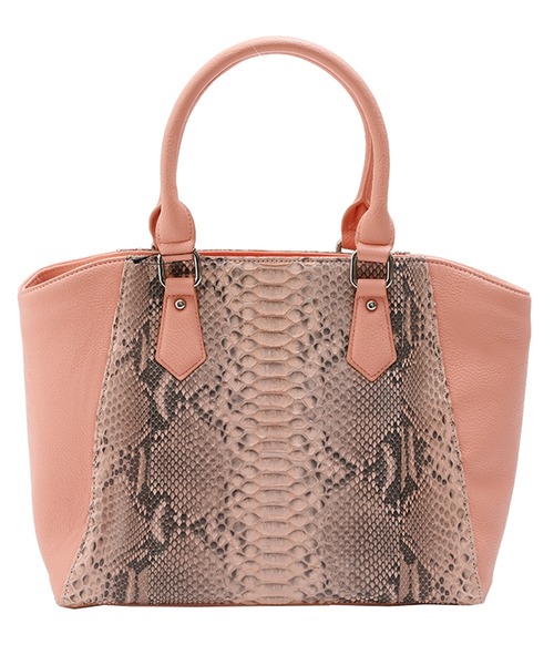 ElegChic(エレグシック)の「ダイヤモンドパイソン&フェイクレザーバッグ 結婚式 同窓会 オケージョン お呼ばれ(ショルダーバッグ・レディース・ダークブラウン/ブルー/イエロー/ライトブラウン/ワインレッド/ナチュラル/ブラック/ダークグリーン/ブラウン/ピンク・FREE)」の1枚目の写真