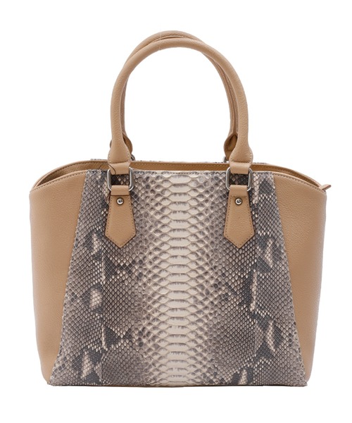 ElegChic(エレグシック)の「ダイヤモンドパイソン&フェイクレザーバッグ 結婚式 同窓会 オケージョン お呼ばれ(ショルダーバッグ・レディース・ダークブラウン/ブルー/イエロー/ライトブラウン/ワインレッド/ナチュラル/ブラック/ダークグリーン/ブラウン/ピンク・FREE)」の5枚目の写真