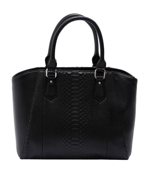 ElegChic(エレグシック)の「ダイヤモンドパイソン&フェイクレザーバッグ 結婚式 同窓会 オケージョン お呼ばれ(ショルダーバッグ・レディース・ダークブラウン/ブルー/イエロー/ライトブラウン/ワインレッド/ナチュラル/ブラック/ダークグリーン/ブラウン/ピンク・FREE)」の2枚目の写真