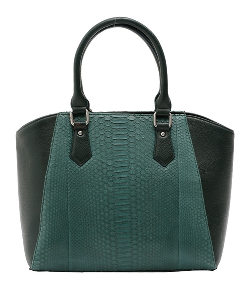 ElegChic(エレグシック)の「ダイヤモンドパイソン&フェイクレザーバッグ 結婚式 同窓会 オケージョン お呼ばれ(ショルダーバッグ・レディース・ダークブラウン/ブルー/イエロー/ライトブラウン/ワインレッド/ナチュラル/ブラック/ダークグリーン/ブラウン/ピンク・FREE)」の7枚目の写真