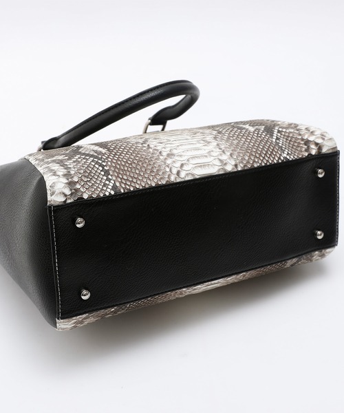 ElegChic(エレグシック)の「ダイヤモンドパイソン&フェイクレザーバッグ 結婚式 同窓会 オケージョン お呼ばれ(ショルダーバッグ・レディース・ダークブラウン/ブルー/イエロー/ライトブラウン/ワインレッド/ナチュラル/ブラック/ダークグリーン/ブラウン/ピンク・FREE)」の14枚目の写真