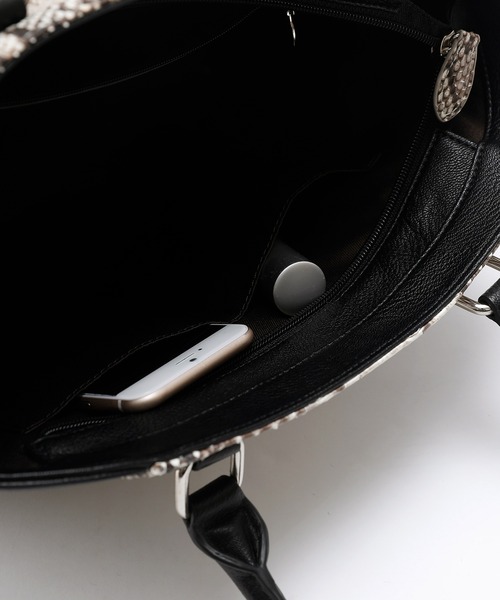 ElegChic(エレグシック)の「ダイヤモンドパイソン&フェイクレザーバッグ 結婚式 同窓会 オケージョン お呼ばれ(ショルダーバッグ・レディース・ダークブラウン/ブルー/イエロー/ライトブラウン/ワインレッド/ナチュラル/ブラック/ダークグリーン/ブラウン/ピンク・FREE)」の16枚目の写真