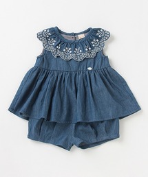 petit main | スカラップ衿セットアップ(アンサンブル)