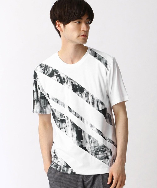 NICOLE CLUB FOR MEN（ニコルクラブフォーメン）の「アラカルトプリントＴシャツ（Tシャツ/カットソー・メンズ・ホワイト/その他2/ブラック/その他1・LARGE/MEDIUM/X-LARGE）」の8枚目の写真