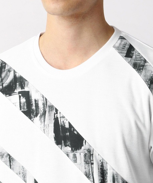 NICOLE CLUB FOR MEN（ニコルクラブフォーメン）の「アラカルトプリントＴシャツ（Tシャツ/カットソー・メンズ・ホワイト/その他2/ブラック/その他1・LARGE/MEDIUM/X-LARGE）」の10枚目の写真
