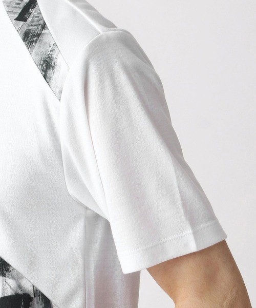 NICOLE CLUB FOR MEN（ニコルクラブフォーメン）の「アラカルトプリントＴシャツ（Tシャツ/カットソー・メンズ・ホワイト/その他2/ブラック/その他1・LARGE/MEDIUM/X-LARGE）」の5枚目の写真