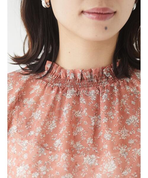 ELENCARE DUE（エレンカーレデュエ）の「・ELENCARE DUE フラワーptドビーブラウス＊（シャツ/ブラウス・レディース・ブラック/グレー/オレンジ/アイボリー・FREE）」の12枚目の写真