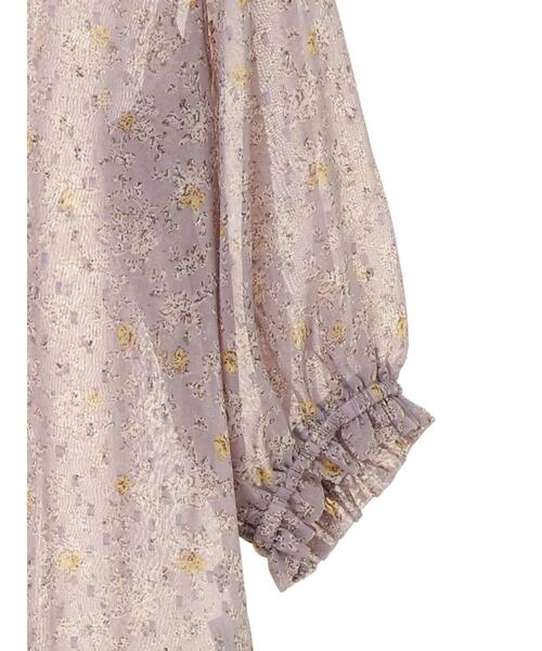 ELENCARE DUE（エレンカーレデュエ）の「・ELENCARE DUE フラワーptドビーブラウス＊（シャツ/ブラウス・レディース・ブラック/グレー/オレンジ/アイボリー・FREE）」の20枚目の写真