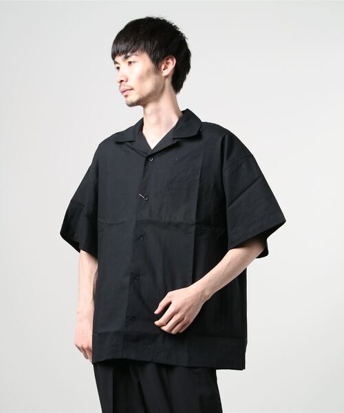 トップス STANDARD JOURNAL Open Collar S/S is-ness is-ness（イズネス）