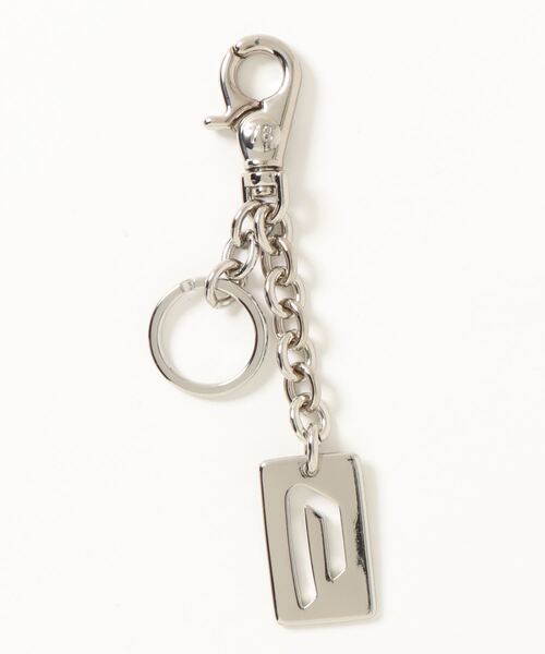 DIESEL（ディーゼル）の「Dロゴモチーフ メタルキーリング「L-DIVISION keyring」（キーケース/キーアクセサリー・メンズ・シルバー系その他・F）」の2枚目の写真