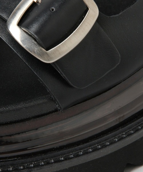 HARE（ハレ）の「バックルシャークソールサンダル(HARE)（サンダル・メンズ・ブラック・MEDIUM/LARGE）」の8枚目の写真