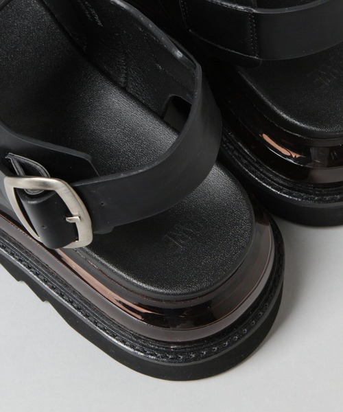 HARE（ハレ）の「バックルシャークソールサンダル(HARE)（サンダル・メンズ・ブラック・MEDIUM/LARGE）」の10枚目の写真