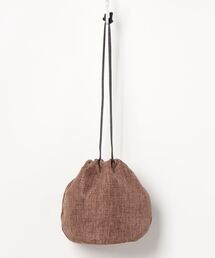 LE MORE | ミニリネン巾着バッグ(ハンドバッグ)