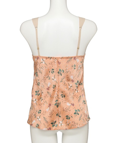 Chut！ INTIMATES（シュットインティメイツ）の「ドレスイージーブラ キャミソール (C346)（ルームウェア/パジャマ・レディース・ライトブルーグレー/オレンジ系その他/ダークグリーン・M/L）」の7枚目の写真