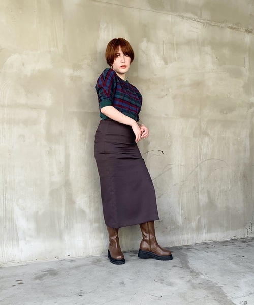 EVOL(イーボル)の「【EVOL】 トラックソールロングブーツ IR9620(ブーツ・レディース・ブラック/ブラウン・22.5cm/23.5cm/24.5cm/23.0cm/24.0cm/25.0cm)」の16枚目の写真