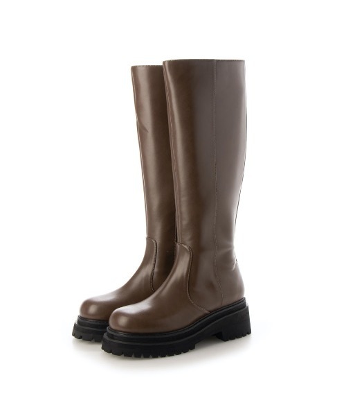 EVOL(イーボル)の「【EVOL】 トラックソールロングブーツ IR9620(ブーツ・レディース・ブラック/ブラウン・22.5cm/23.5cm/24.5cm/23.0cm/24.0cm/25.0cm)」の7枚目の写真