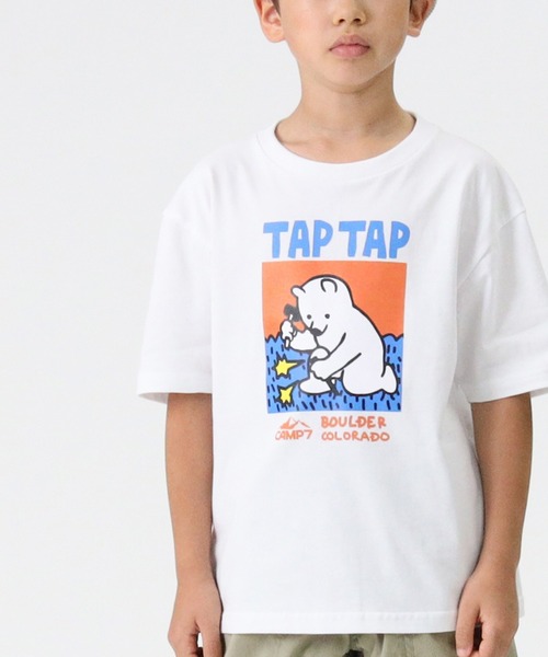 セール】【CAMP7】TAPクマプリントTシャツ（Tシャツ/カットソー