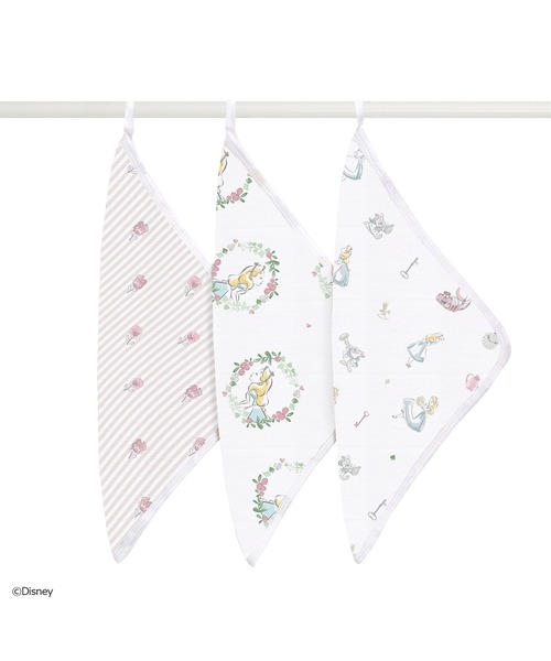 Disney（ディズニー）の「ウォッシュクロス 3枚入り｜ディズニーベビーコレクション（その他ベビー用品・キッズ・ホワイト系その他/ホワイト×ブルー/ホワイト×ライトピンク/ホワイト×ライトグレー・FREE）」の4枚目の写真