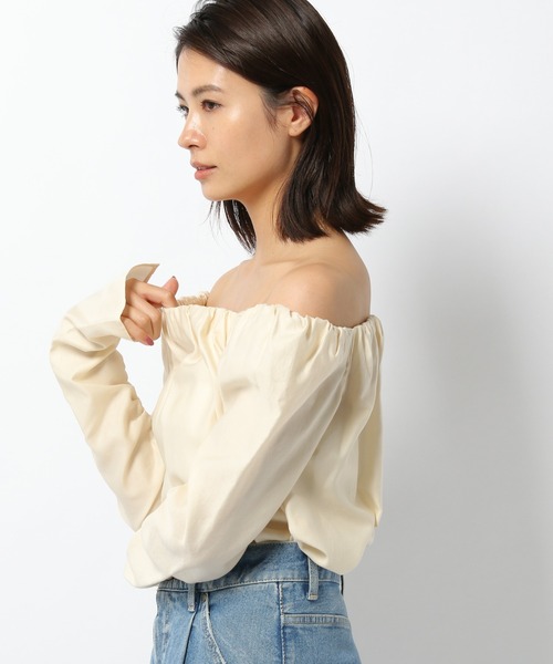 BABYLONE / スーピマコットンオフショルブラウス【手洗い可】 BABYLONE（バビロン）の「BABYLONE / スーピマコットン