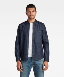 G-STAR | REGULAR SHIRT BOMBER COLLAR/デニムシャツ(シャツ/ブラウス)
