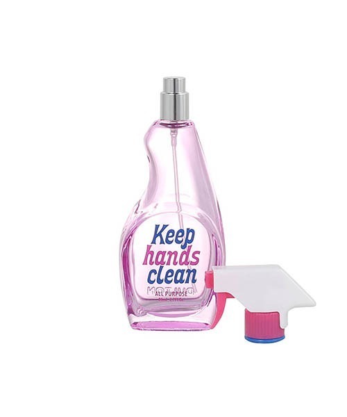 DULTON（ダルトン）の「FAKE TRIGGER BOTTLE 80ML/スプレーボトル ガラス製（インテリア雑貨・メンズ・ピンク/イエロー/ブルー/グリーン/クリア/スモークグレー・FREE）」の5枚目の写真