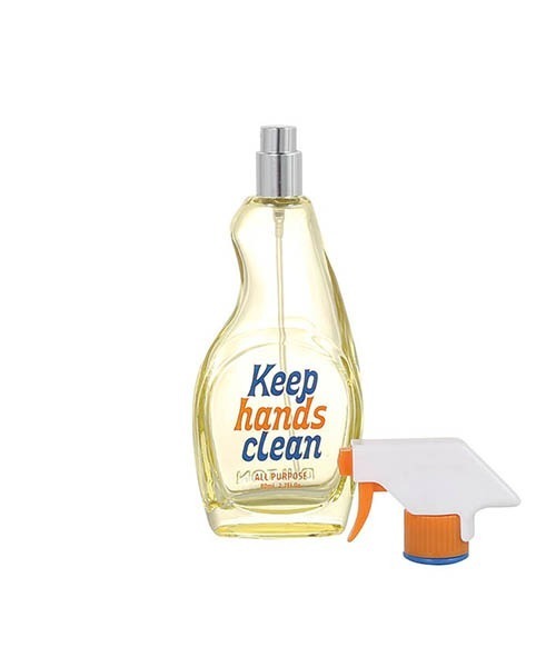 DULTON（ダルトン）の「FAKE TRIGGER BOTTLE 80ML/スプレーボトル ガラス製（インテリア雑貨・メンズ・ピンク/イエロー/ブルー/グリーン/クリア/スモークグレー・FREE）」の4枚目の写真