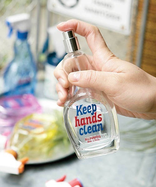 DULTON（ダルトン）の「FAKE TRIGGER BOTTLE 80ML/スプレーボトル ガラス製（インテリア雑貨・メンズ・ピンク/イエロー/ブルー/グリーン/クリア/スモークグレー・FREE）」の6枚目の写真