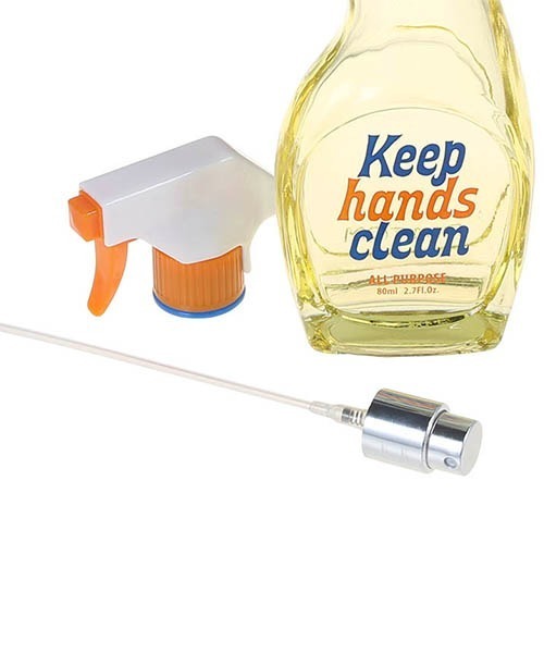 DULTON（ダルトン）の「FAKE TRIGGER BOTTLE 80ML/スプレーボトル ガラス製（インテリア雑貨・メンズ・ピンク/イエロー/ブルー/グリーン/クリア/スモークグレー・FREE）」の8枚目の写真