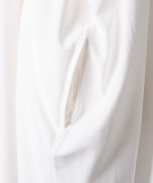 LA BELLE ETUDE（ラベルエチュード）の「ラッフルフリルリラックスシャツブラウス（シャツ/ブラウス・レディース・ホワイト/ブラック/グリーン・FREE）」の13枚目の写真