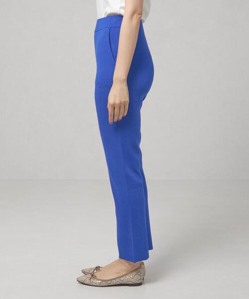 closet story（クローゼットストーリー）の「＜closet story（クローゼットストーリー）＞ストレート ニットパンツ -ウォッシャブル-（その他パンツ・レディース・ブラック/ロイヤルブルー・FREE）」の8枚目の写真