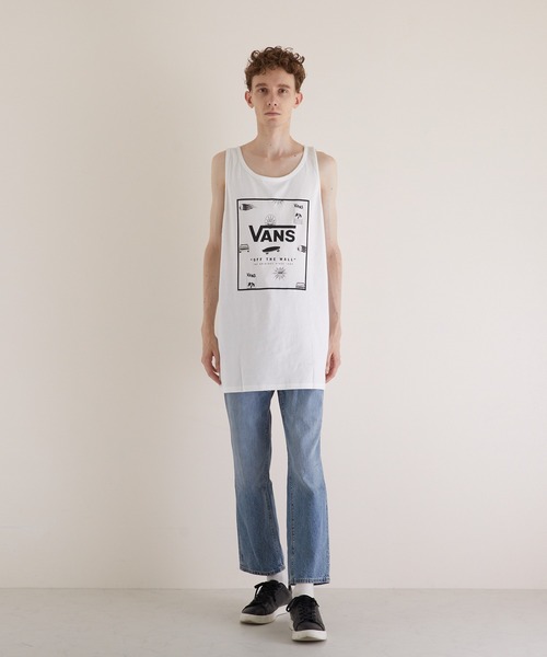 VANS】VANS PRINT BOX TANK(BEY)（タンクトップ）｜US VANS