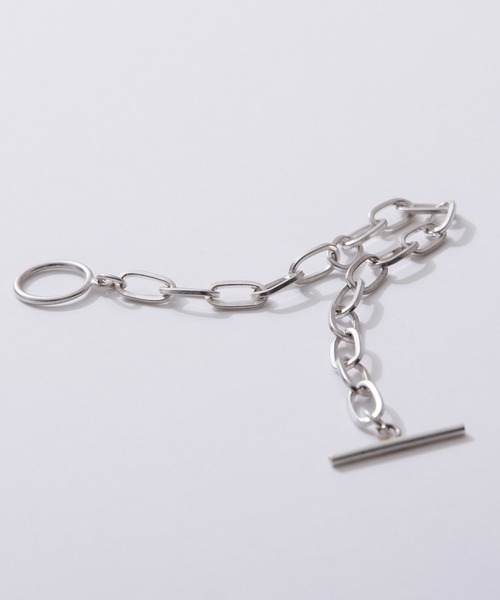 Adoon plain（アドーンプレーン）の「【Adoon plain】チェーンブレスレット（ブレスレット・メンズ・シルバー・FREE）」の4枚目の写真