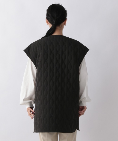 LOWRYS FARM（ローリーズファーム）の「キルティングベスト　217072（ベスト・レディース・ブラック/グリーン/オレンジ・FREE）」の13枚目の写真