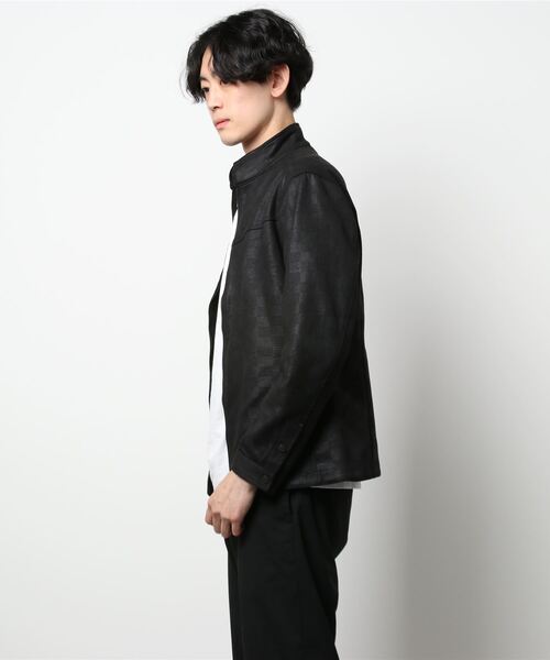 HIDEAWAYS NICOLE（ハイダウェイニコル）の「ポンチスウェードジップアップブルゾン（ブルゾン・メンズ・シルバーグレー/キャメル/オレンジ系その他/グレイッシュベージュ/ブラック系その他・MEDIUM/LARGE/X-LARGE）」の6枚目の写真