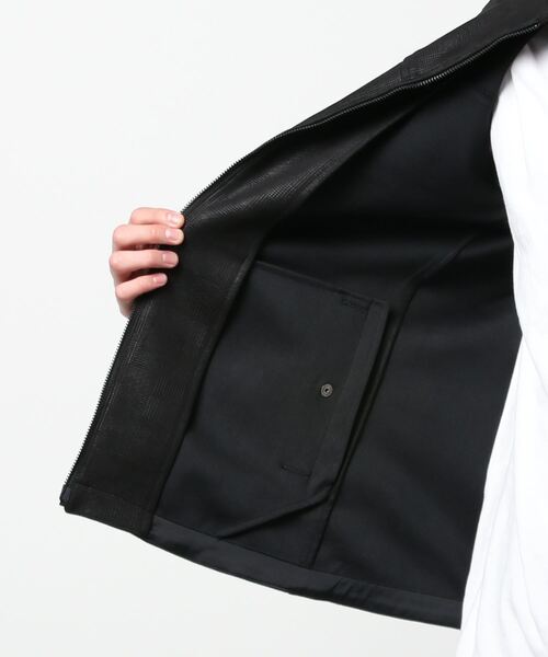 HIDEAWAYS NICOLE（ハイダウェイニコル）の「ポンチスウェードジップアップブルゾン（ブルゾン・メンズ・シルバーグレー/キャメル/オレンジ系その他/グレイッシュベージュ/ブラック系その他・MEDIUM/LARGE/X-LARGE）」の8枚目の写真