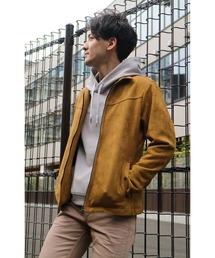 HIDEAWAYS NICOLE | ポンチスウェードジップアップブルゾン(ブルゾン)