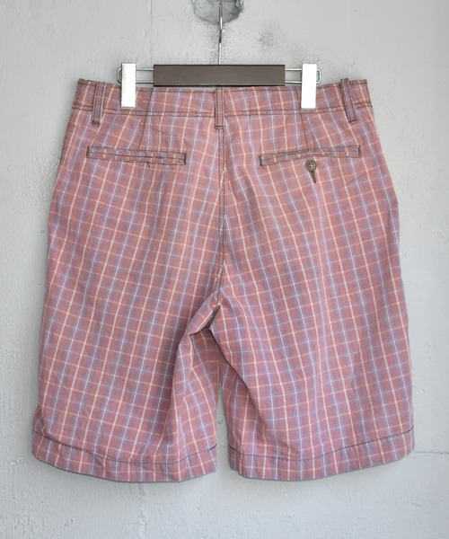 J.CREW(ジェイクルー)の「【ヴィンテージ古着】J.CREW チェック柄 コットン ショートパンツ(その他パンツ・メンズ・ピンク・30 inch)」の3枚目の写真